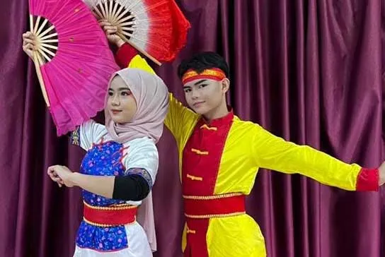 Malaysia Arts School of Sabah students performing traditional Malaysian dance at IEFF Vietnam October 2026